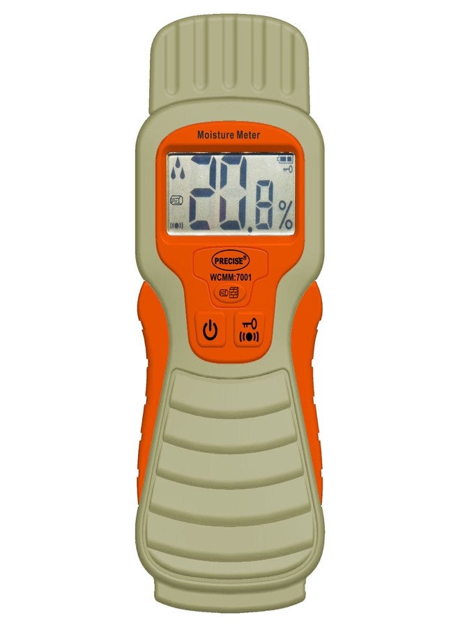 Precise Wood & Concrete Moisture Meter with Test Specimens & Spare Pins